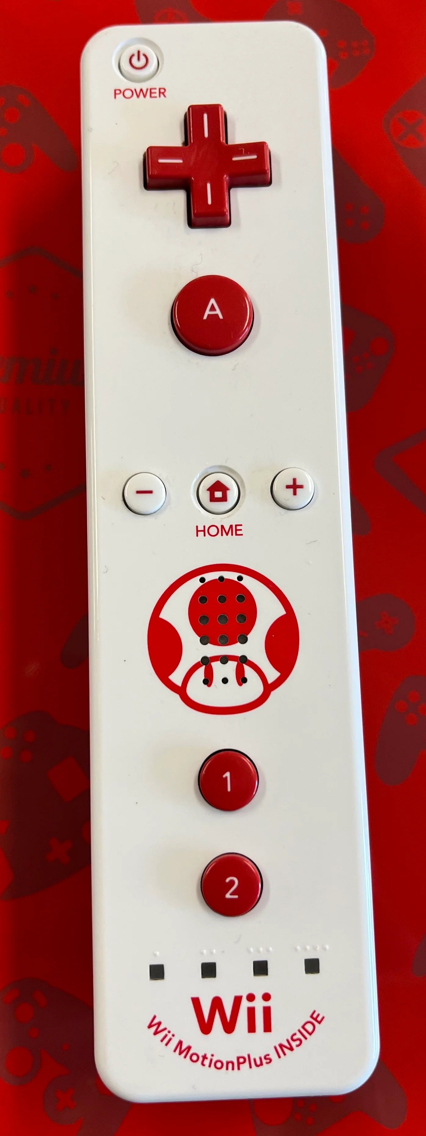 Nintendo Wii Remote Plus outlet for Wii U Toad