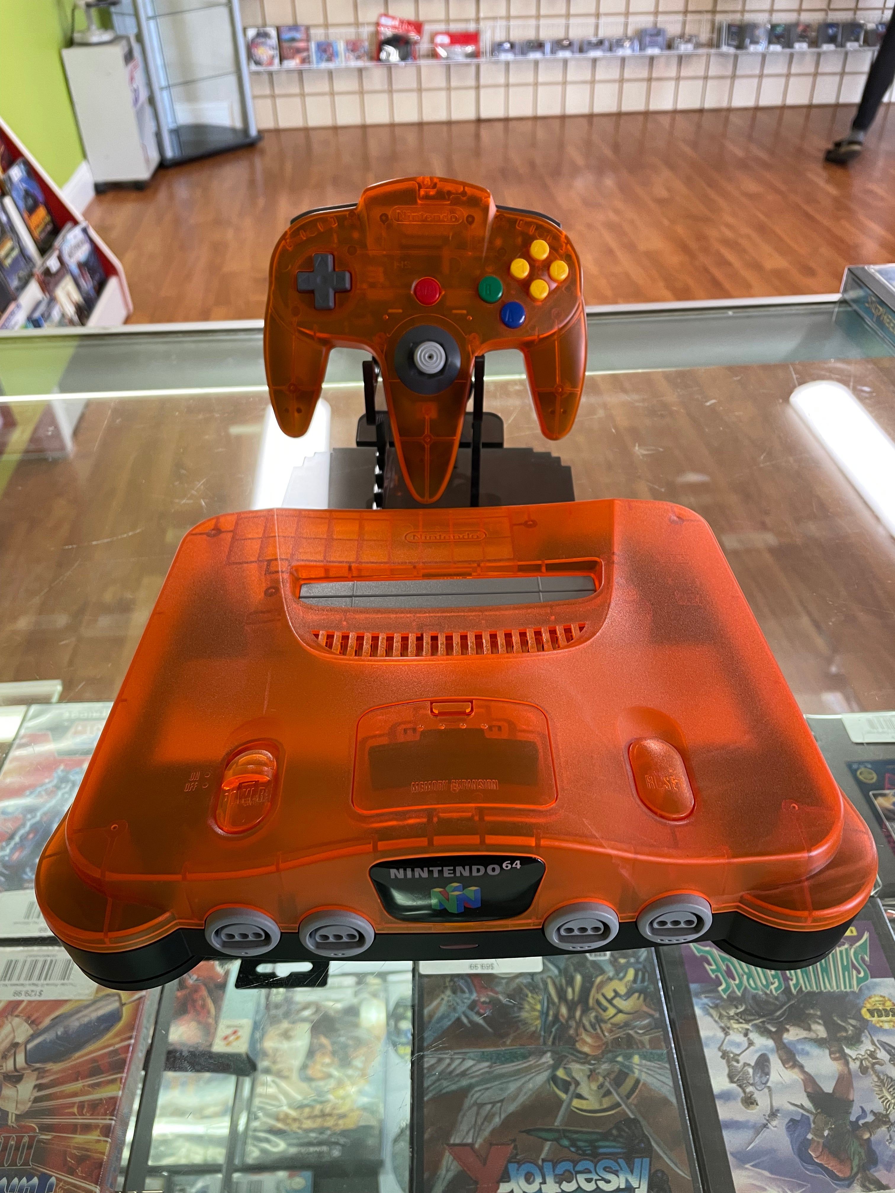 Nintendo 64 Daiei Hawks Orange & Black System – Max Level