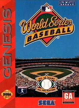 World Series Baseball Sega Genesis