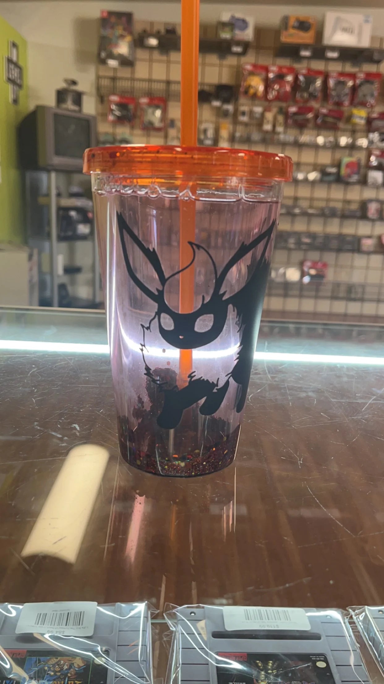 Pokemon Tumbler with Straw