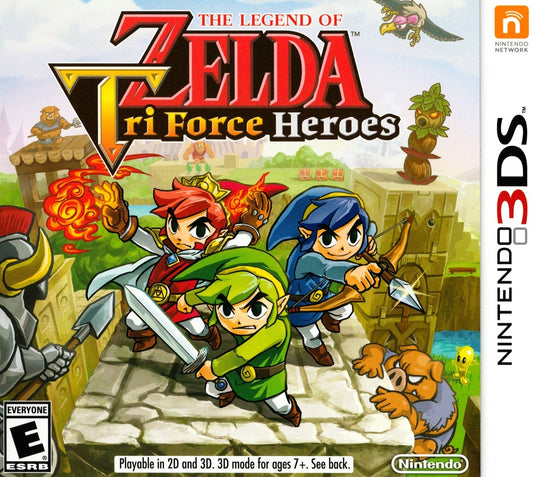 Zelda Tri Force Heroes Nintendo 3DS