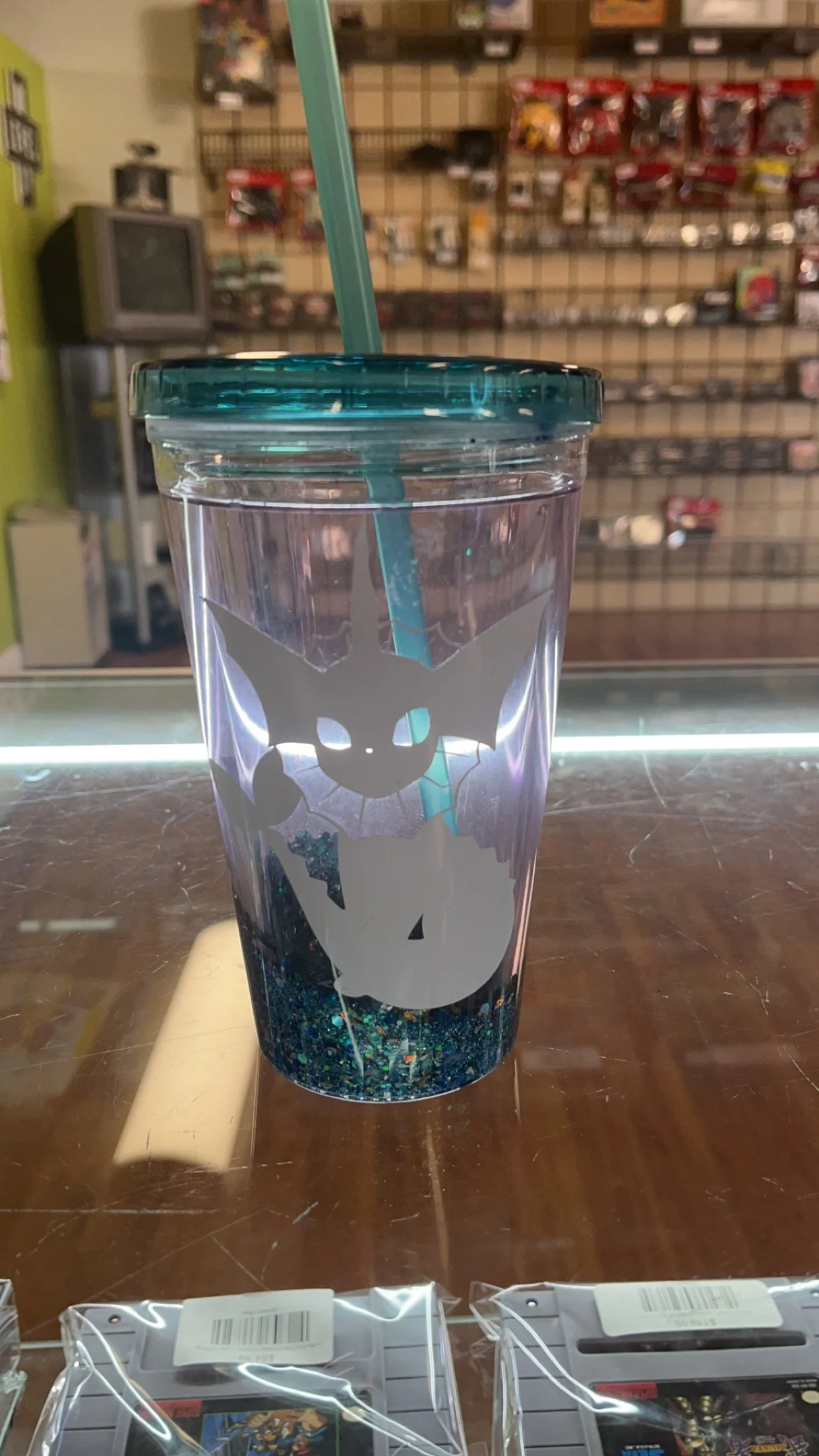 Pokemon Tumbler with Straw