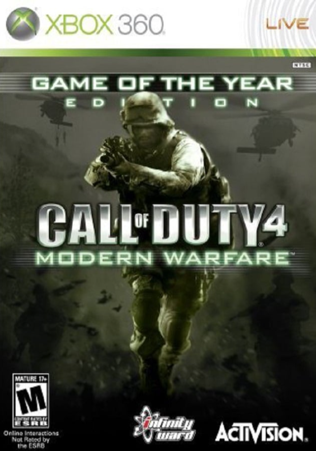 Call Of Duty 4 Modern Warfare [Game Of The Year] Xbox 360