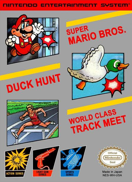 Super Mario Bros Duck Hunt World Class Track Meet NES