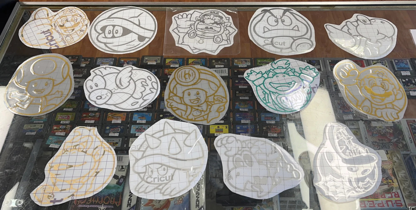 Super Mario Bros. Vinyl Decal Stickers