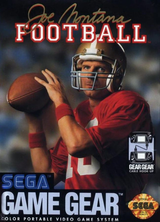 Joe Montana Football Sega Game Gear