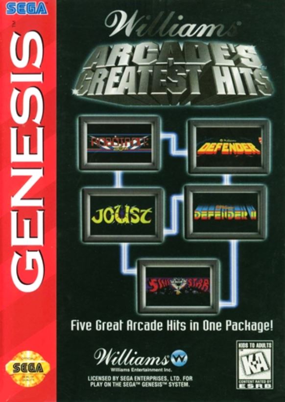 Williams Arcade's Greatest Hits Sega Genesis