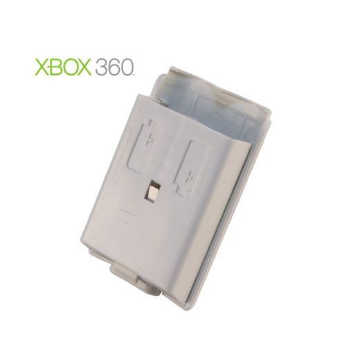 White Xbox 360 Controller Battery Cover Xbox 360