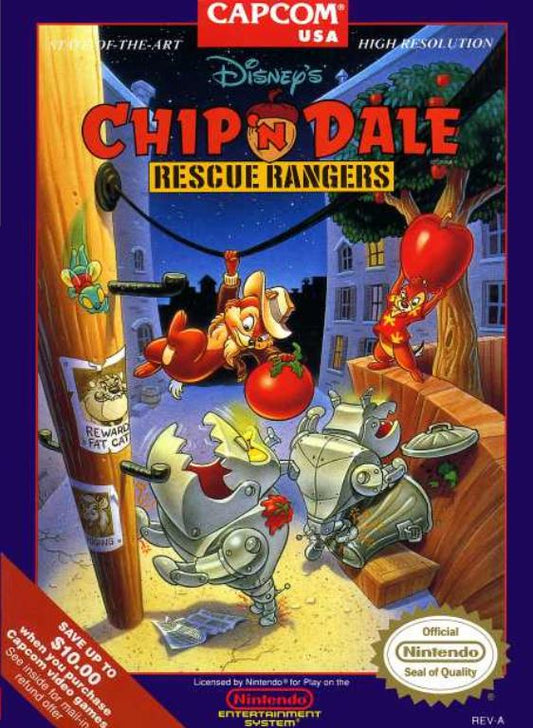 Chip And Dale Rescue Rangers NES