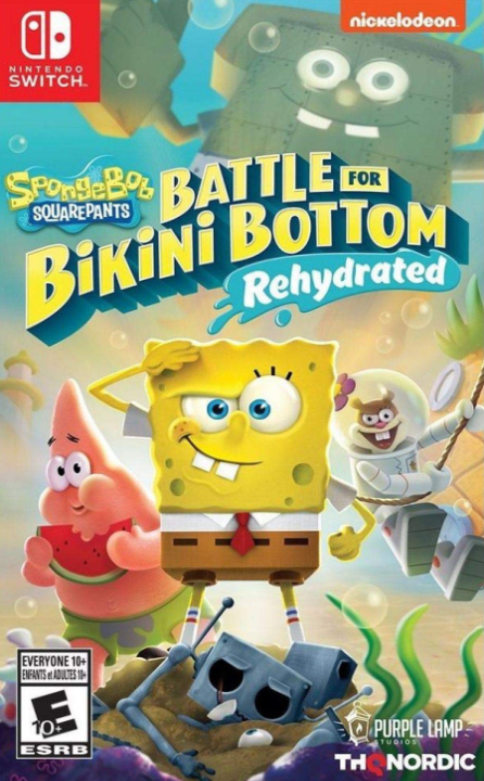 SpongeBob SquarePants Battle For Bikini Bottom Rehydrated Nintendo Switch