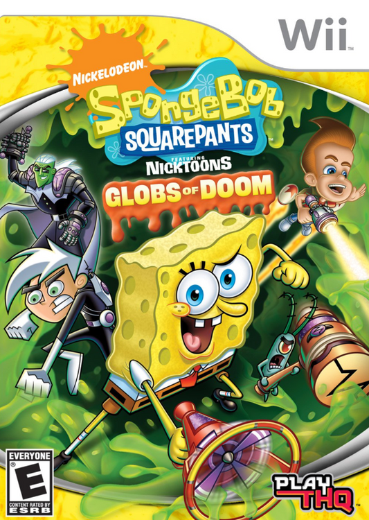 SpongeBob SquarePants Featuring Nicktoons Globs Of Doom Wii