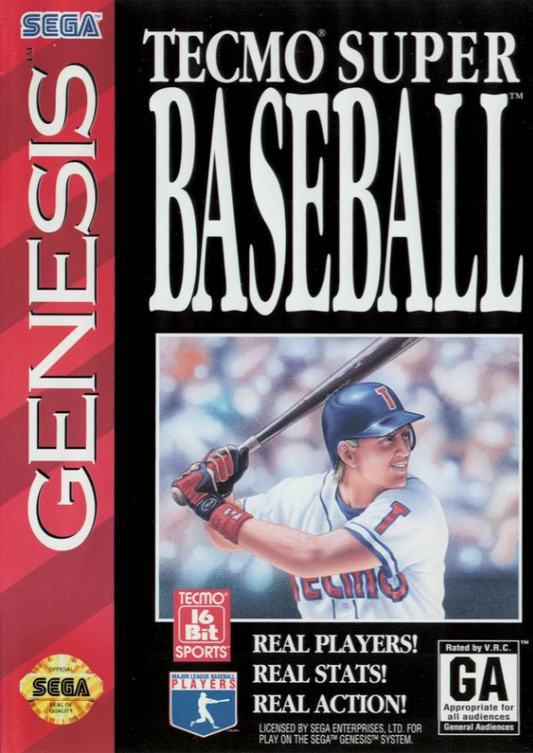 Tecmo Super Baseball Sega Genesis