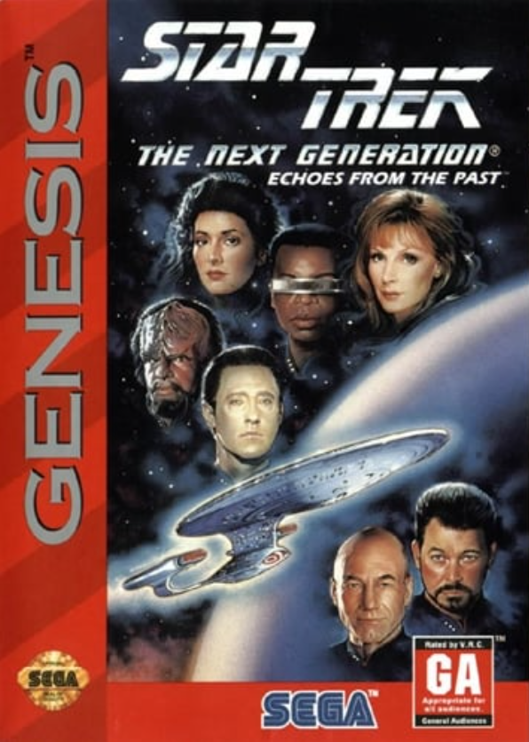 Star Trek Next Generation Echoes From The Past Sega Genesis