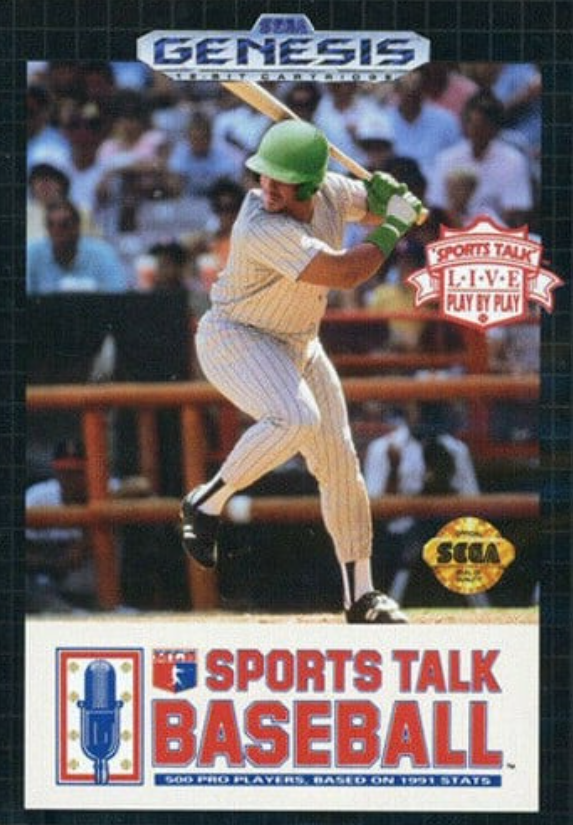 Sports Talk Baseball Sega Genesis