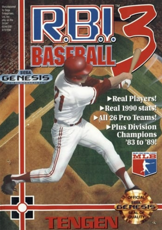 RBI Baseball 3 Sega Genesis