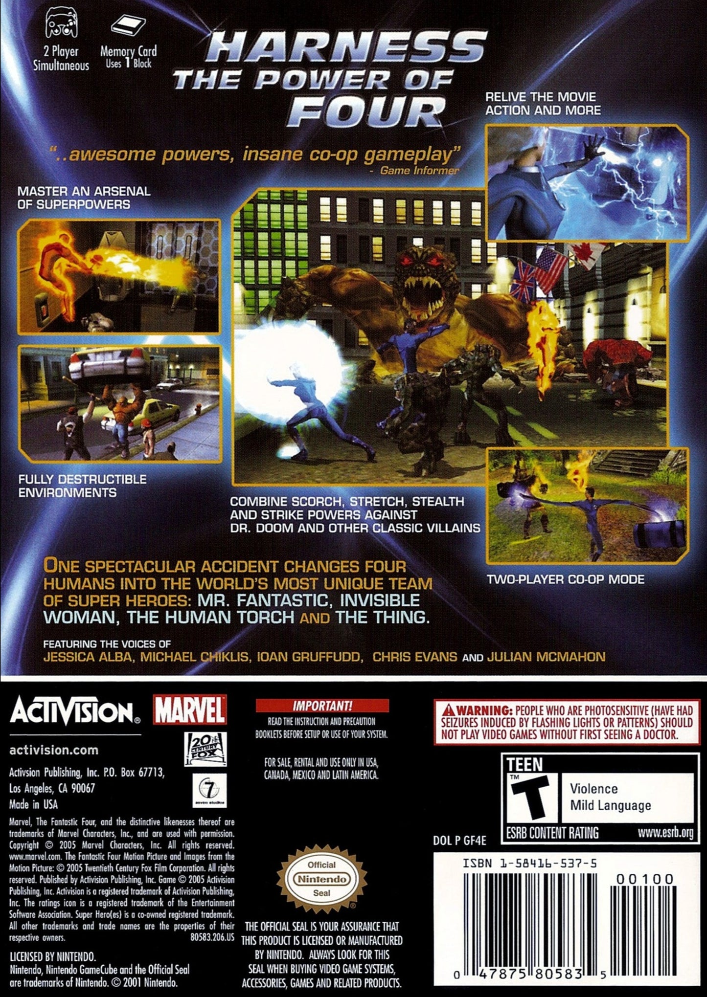 Fantastic 4 Gamecube