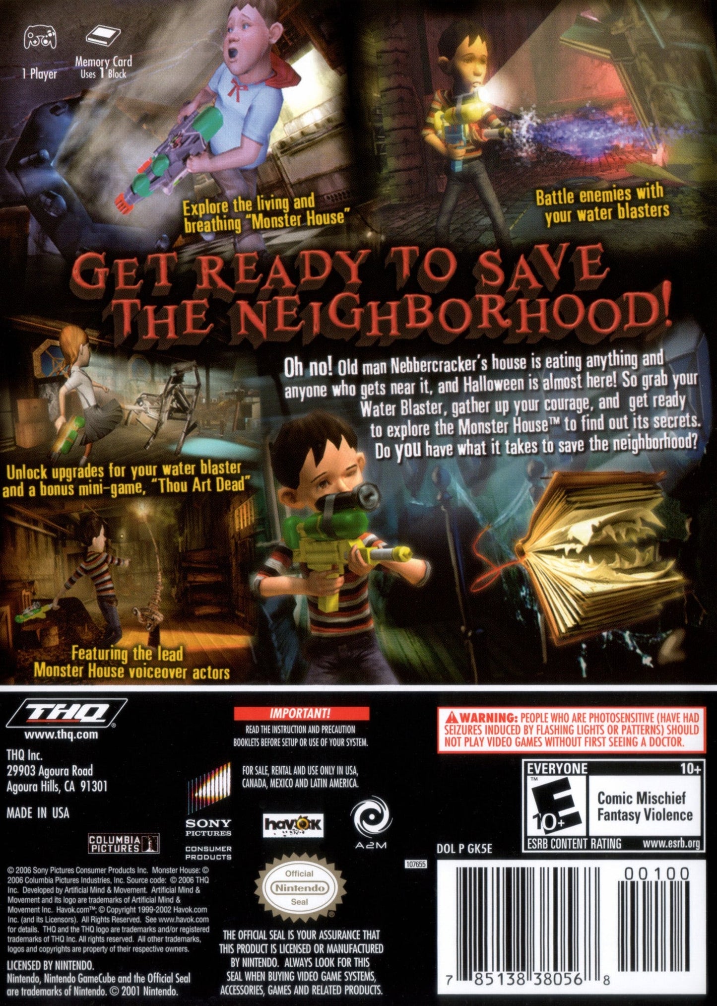 Monster House Gamecube