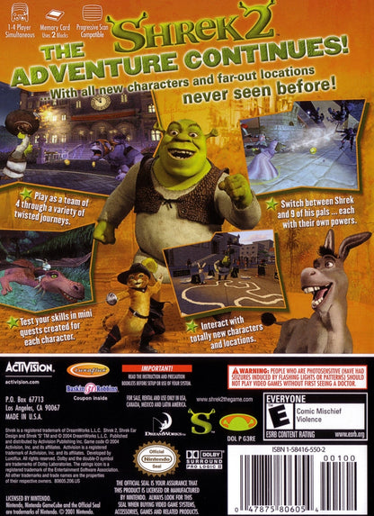 Shrek 2 Gamecube