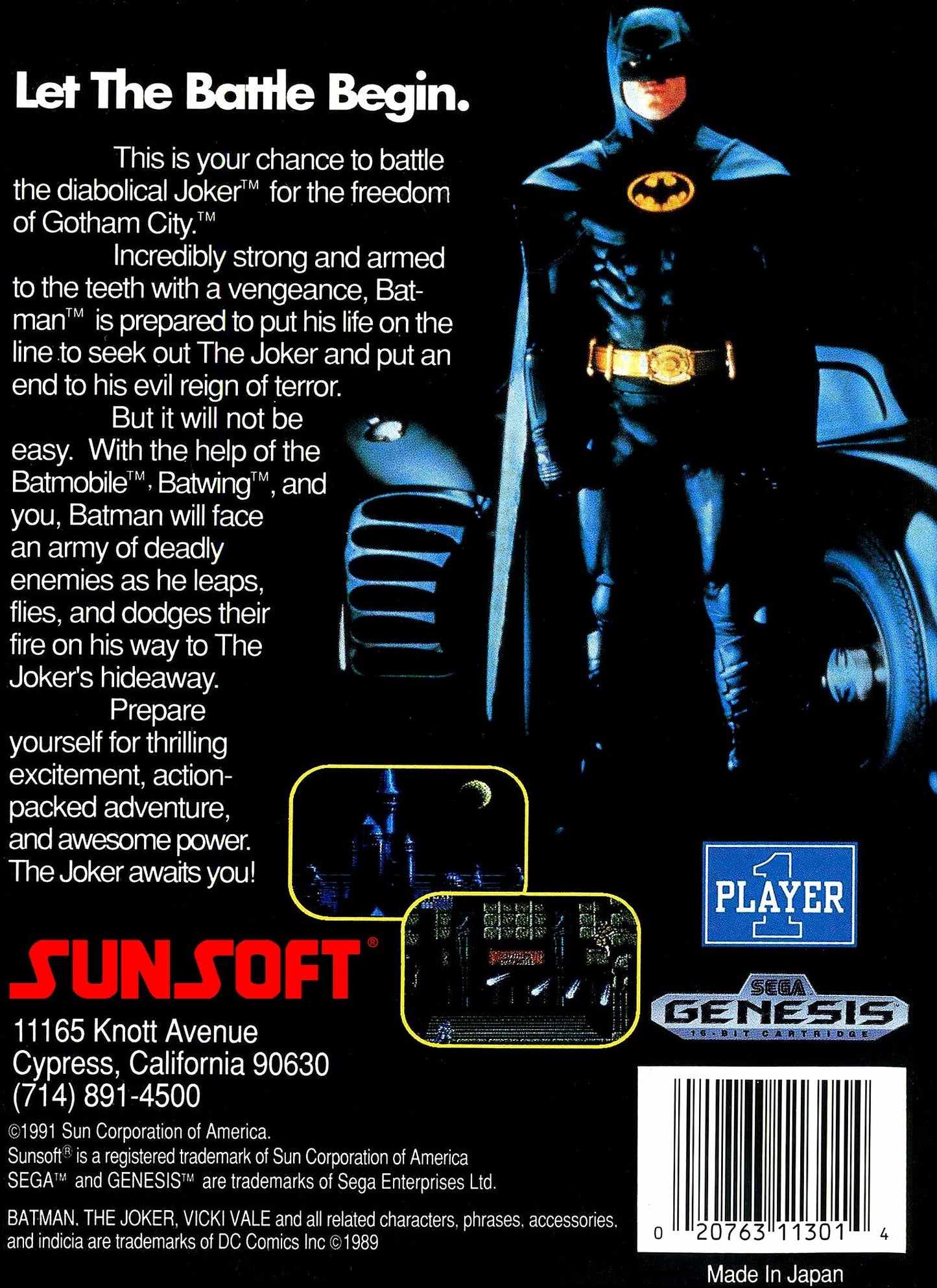 Batman Sega Genesis