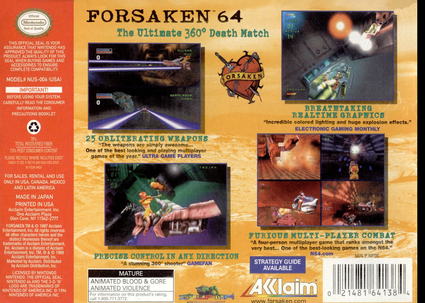 Forsaken 64 Nintendo 64