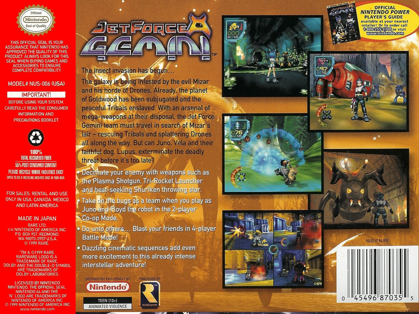 Jet Force Gemini Nintendo 64