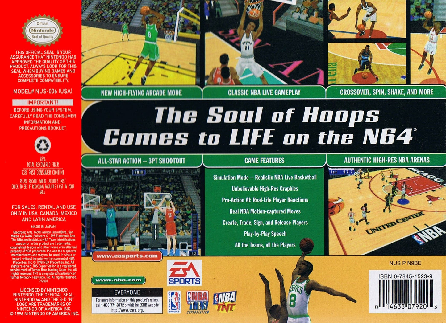 NBA Live 99 Nintendo 64