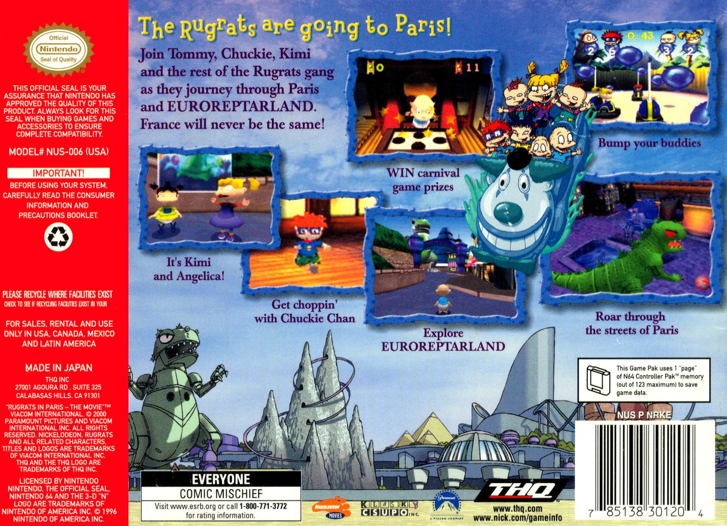 Rugrats in Paris Nintendo 64