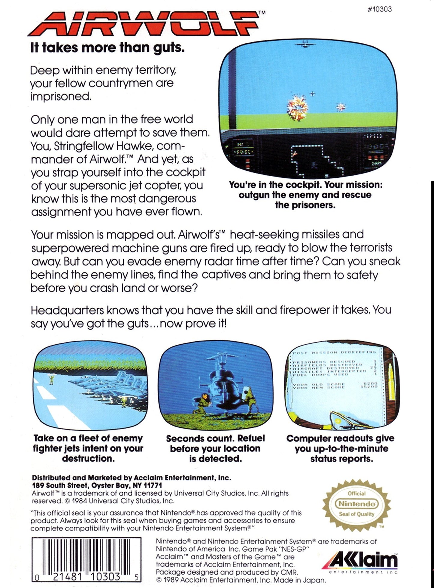 Airwolf NES