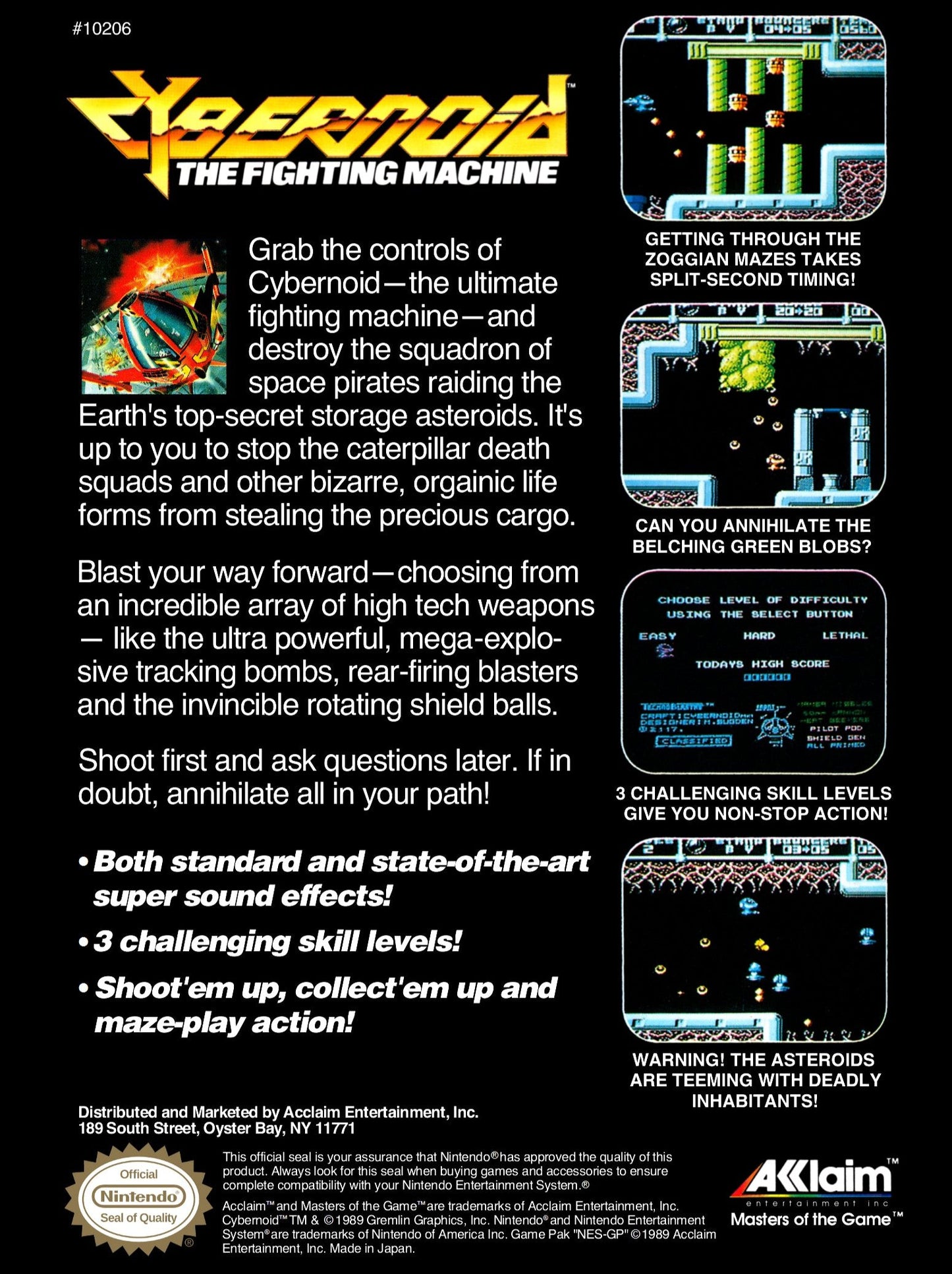 Cybernoid The Fighting Machine NES