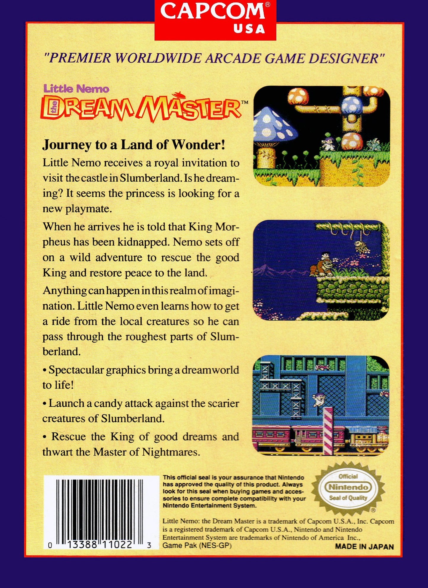 Little Nemo The Dream Master NES