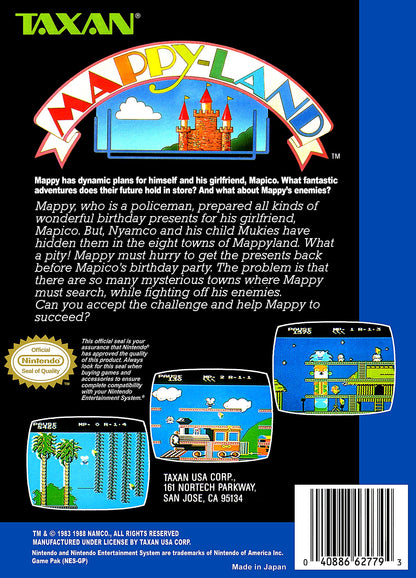 Mappy-Land NES