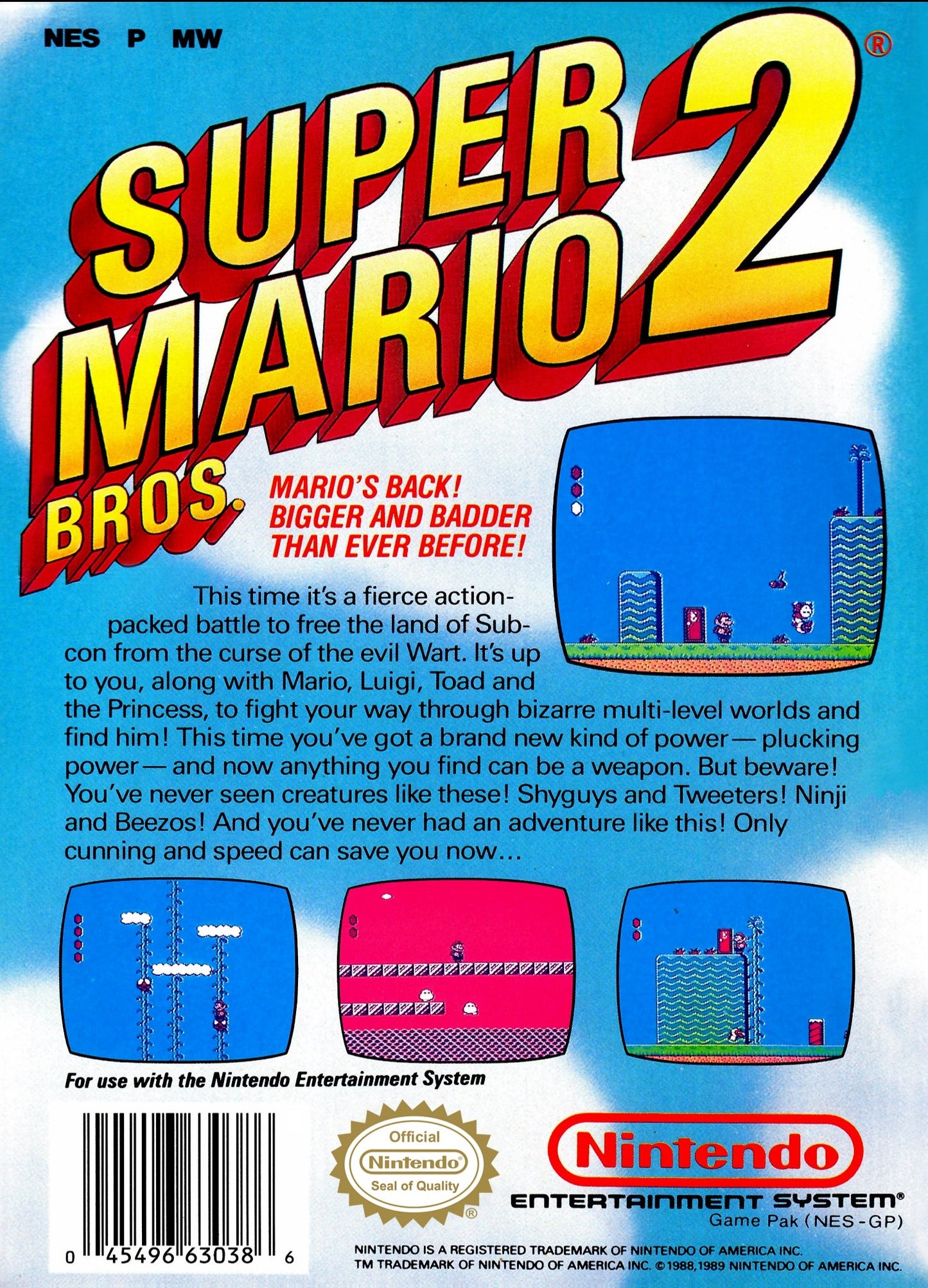 Super Mario Bros 2 NES