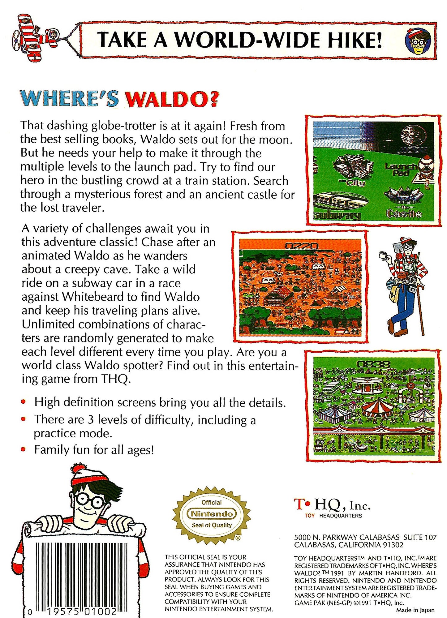 Where's Waldo NES