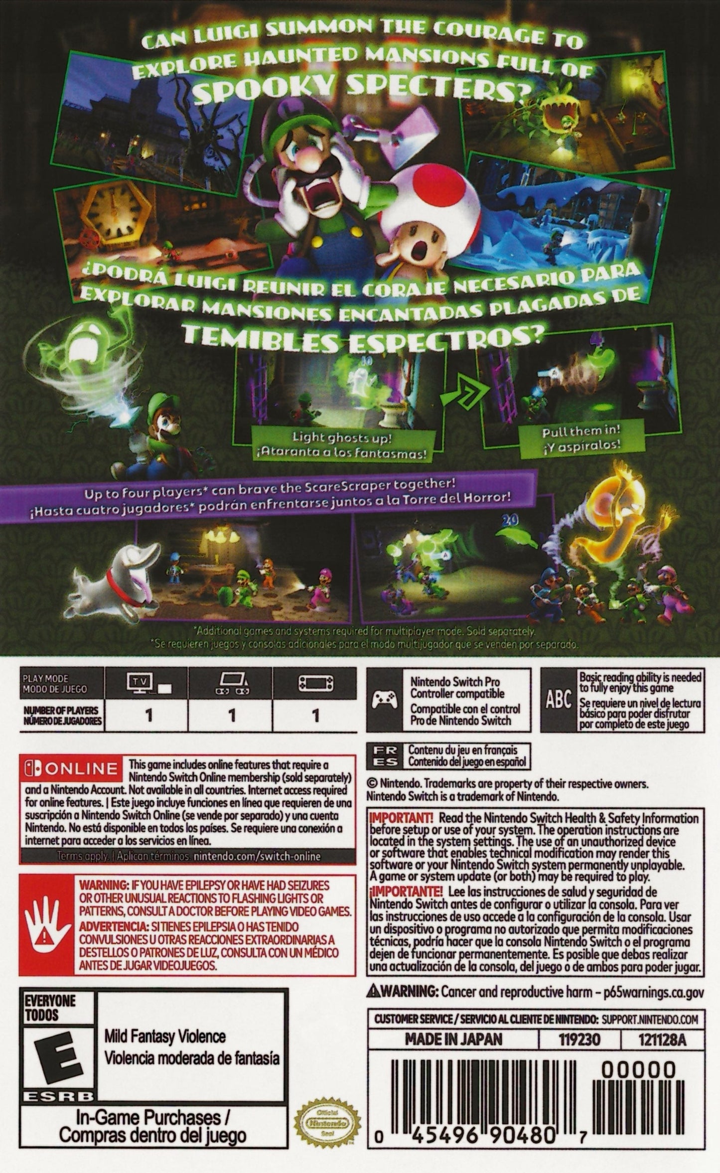 Luigis Mansion 2 HD Nintendo Switch