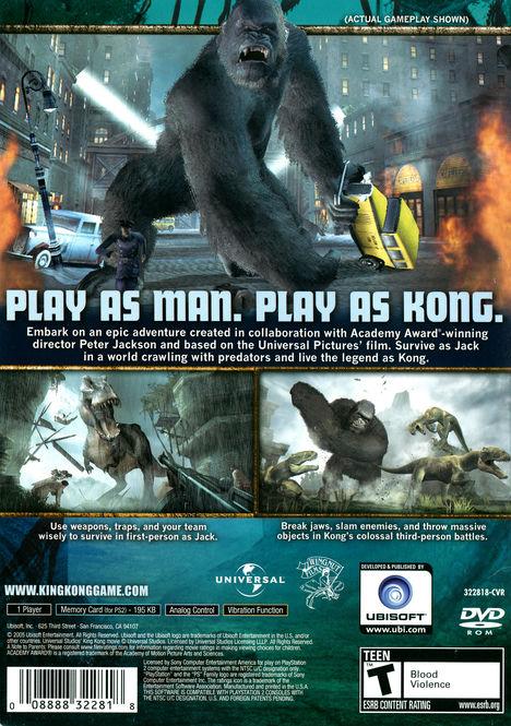 Peter Jackson's King Kong Playstation 2