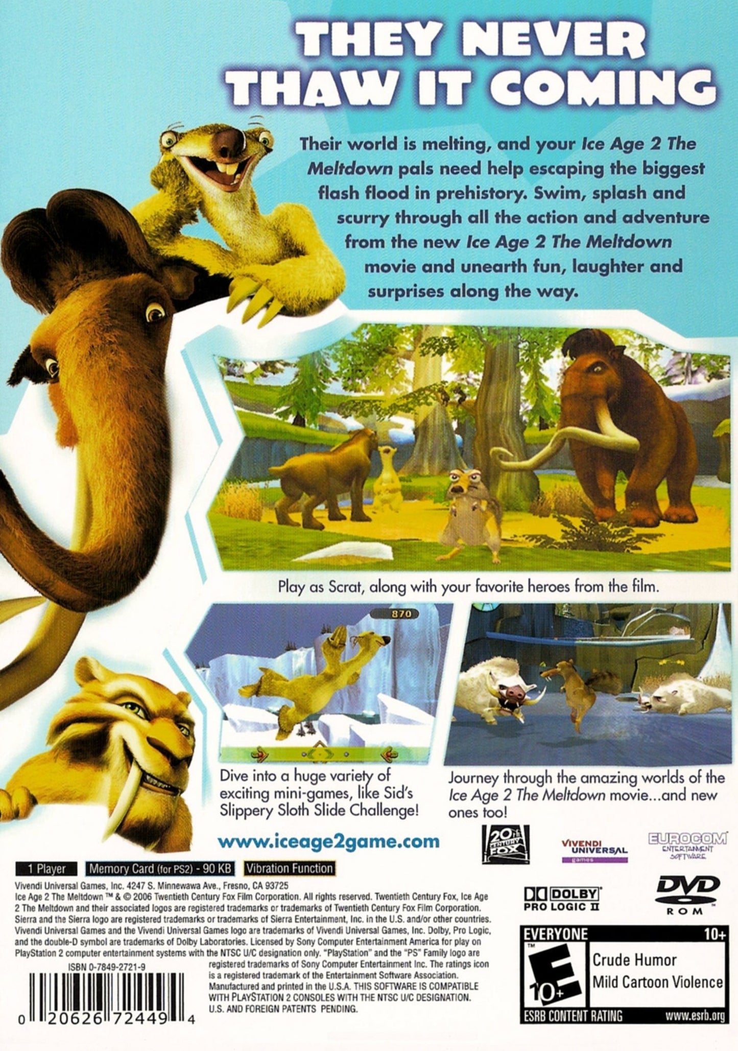 Ice Age 2 The Meltdown Playstation 2