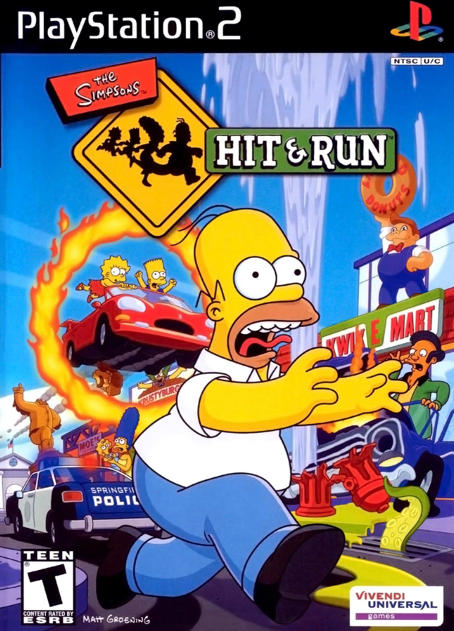 The Simpsons Hit And Run Playstation 2