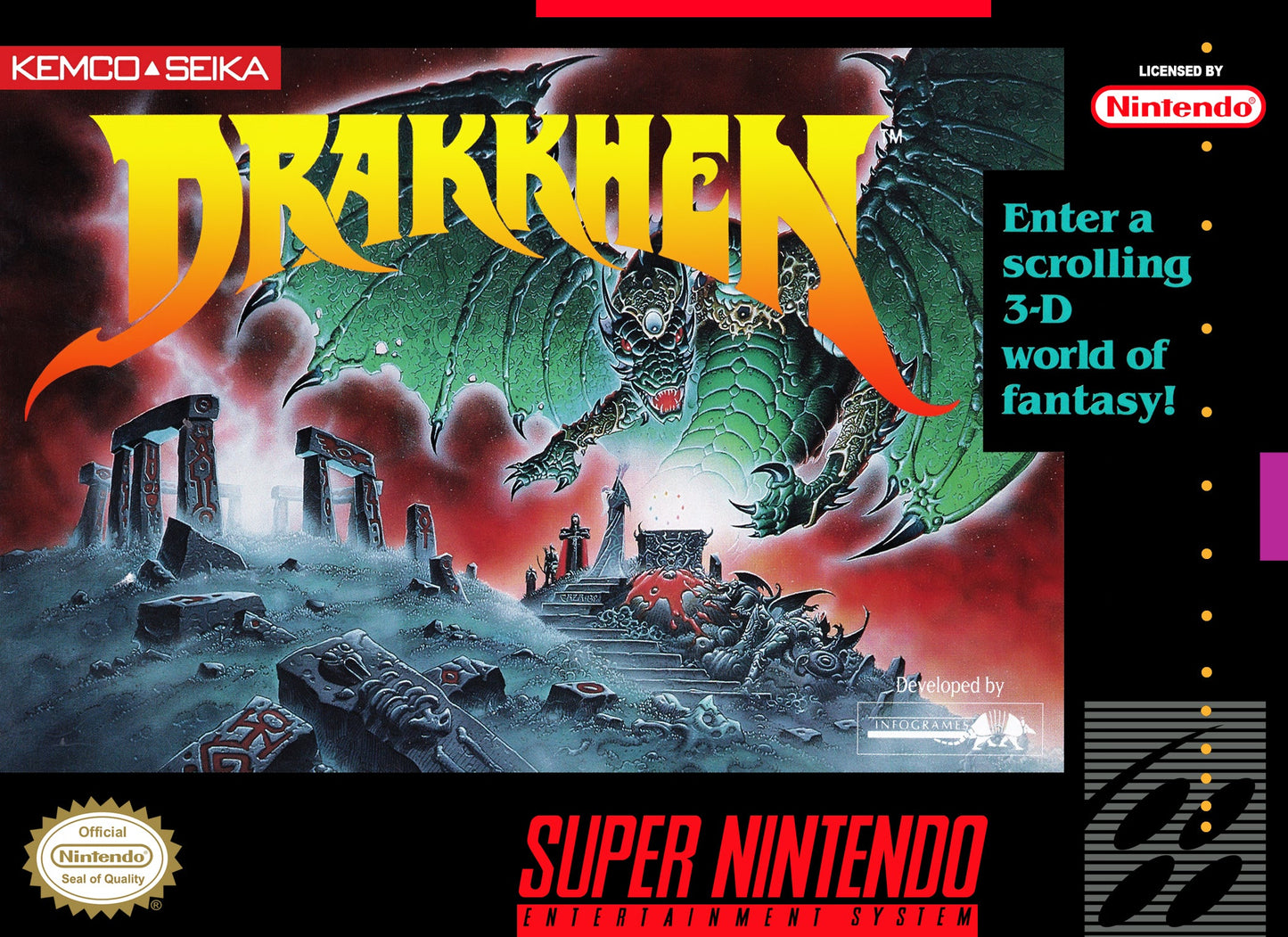 Drakkhen Super Nintendo