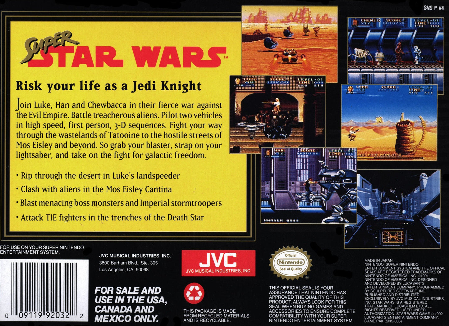 Super Star Wars Super Nintendo