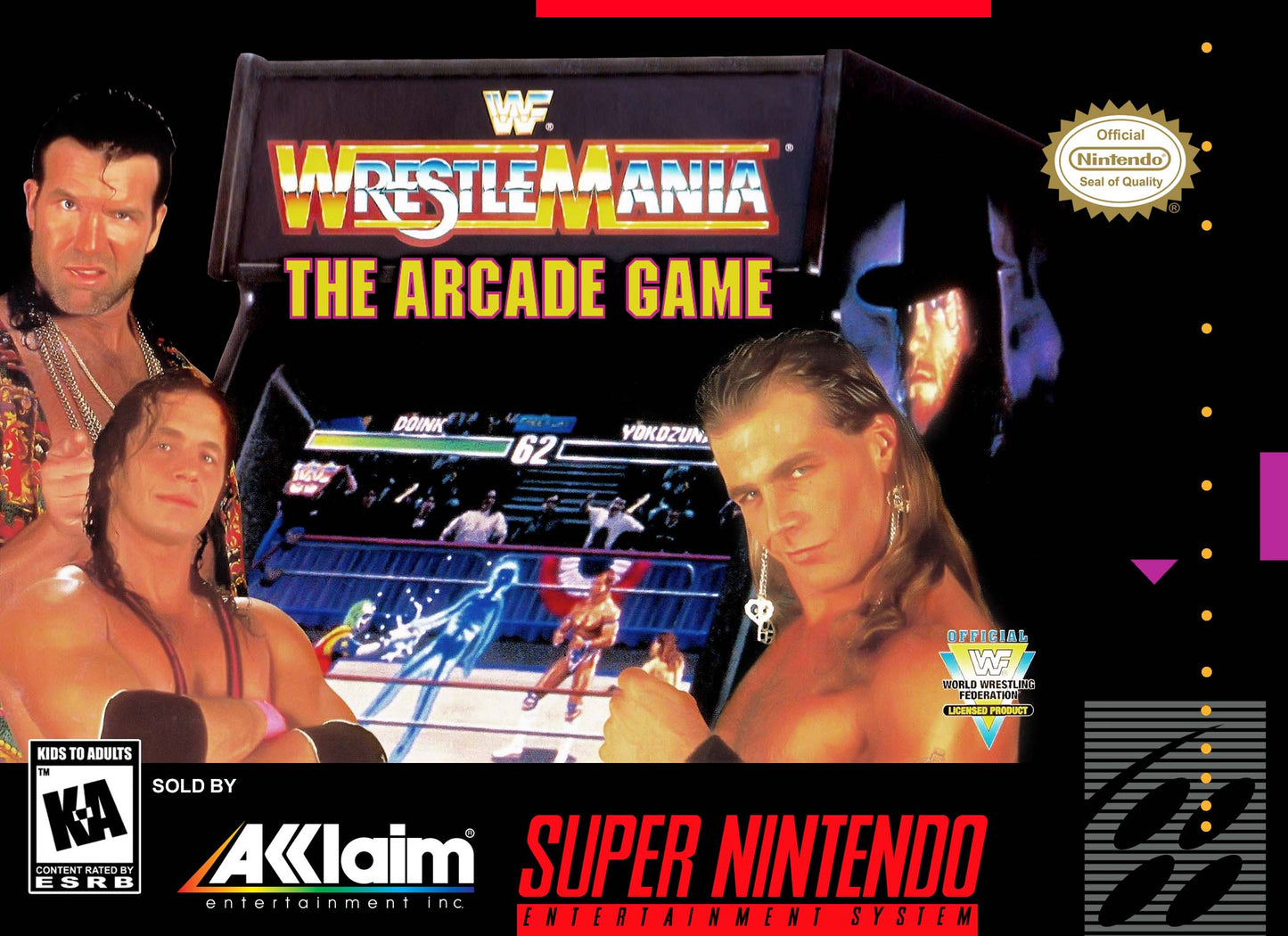 WWF Wrestlemania Arcade Game Super Nintendo