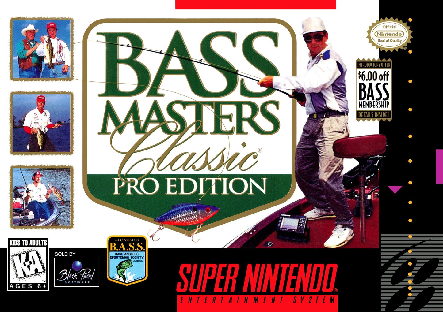 Bass Masters Classic Pro Edition Super Nintendo