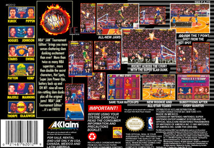 NBA Jam Tournament Edition Super Nintendo