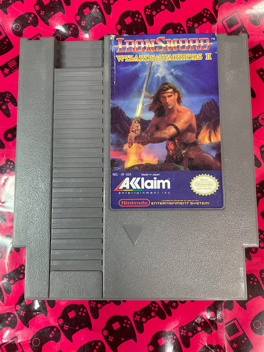 Iron Sword Wizards And Warriors II NES