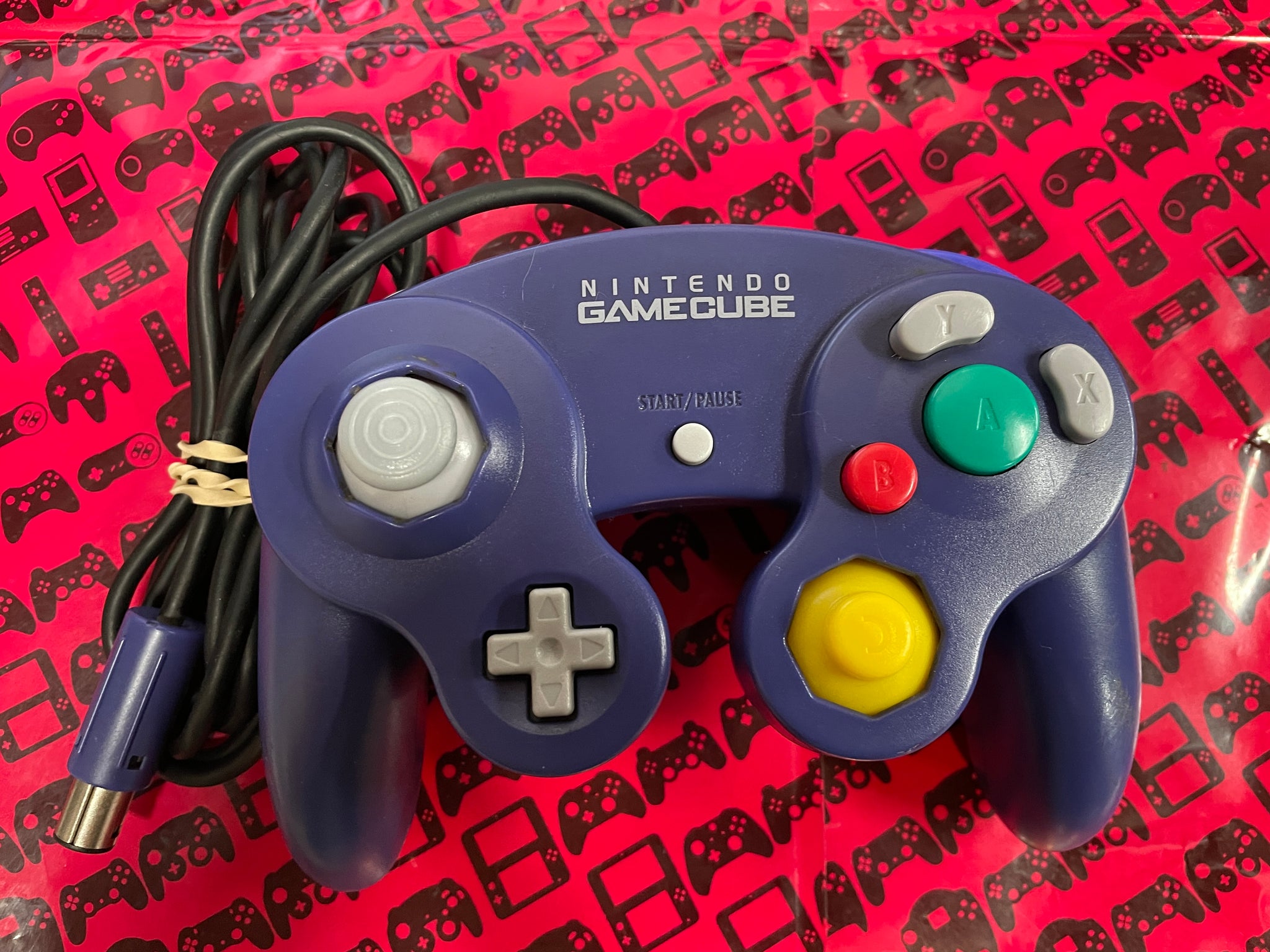 Gamecube Nintendo Controller Purple/Indigo Controller DOL-003